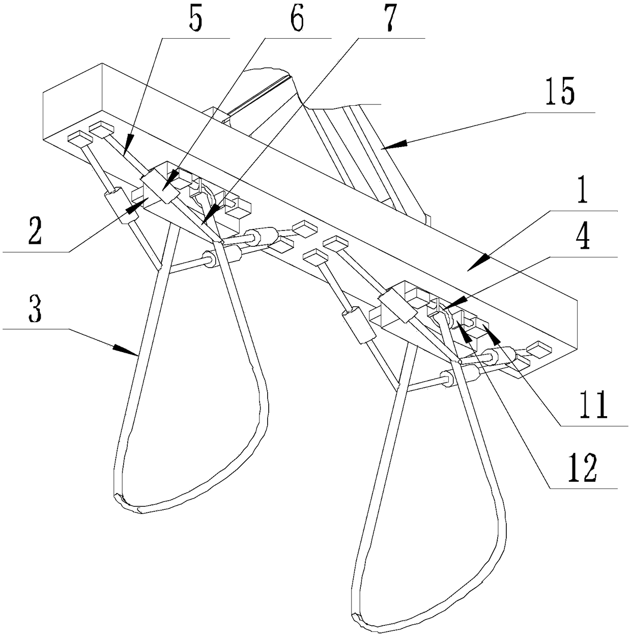 Assembly mechanism for easy cylinder mounting parts