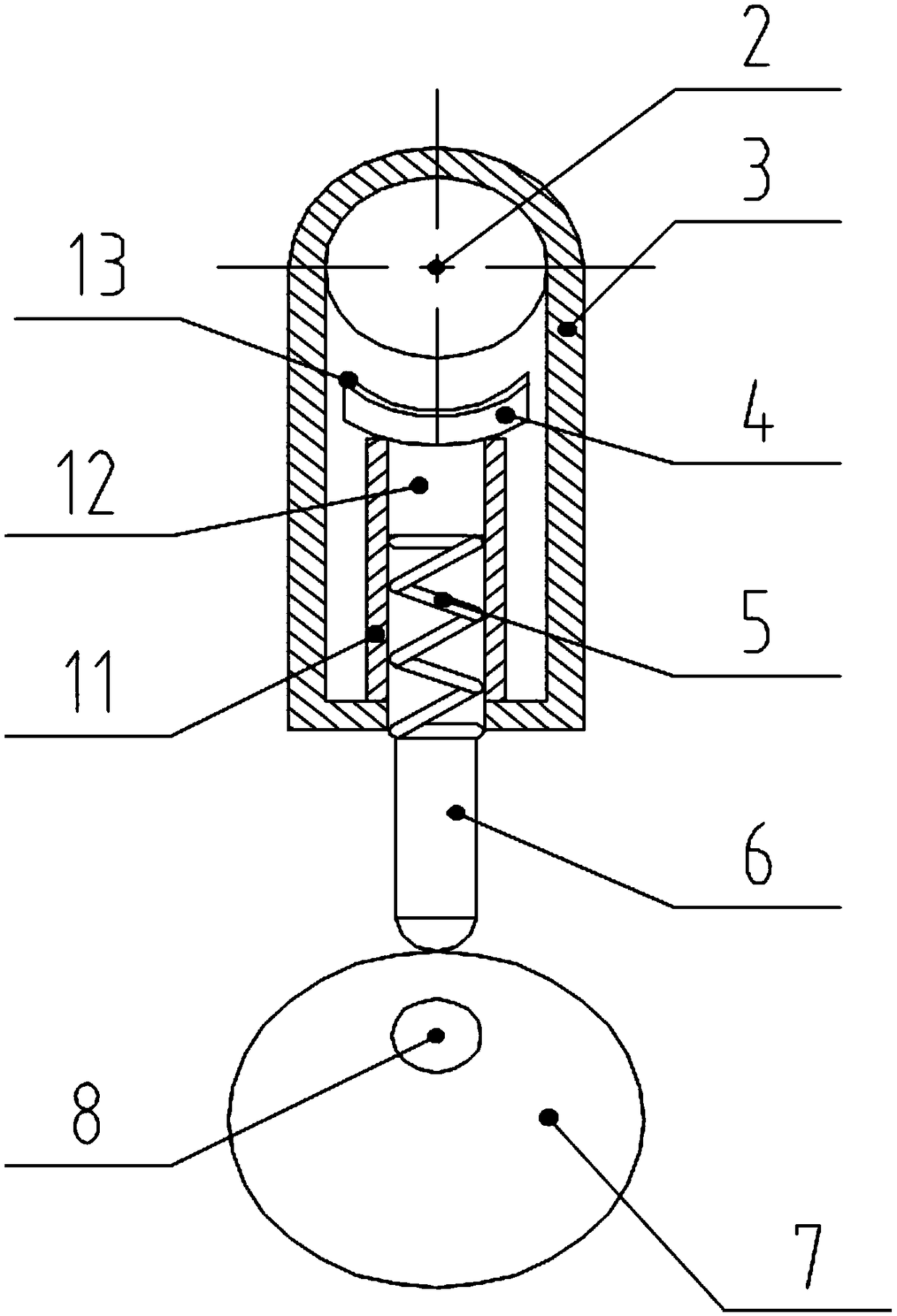 Self-locking hydraulic cylinders via elastic elements