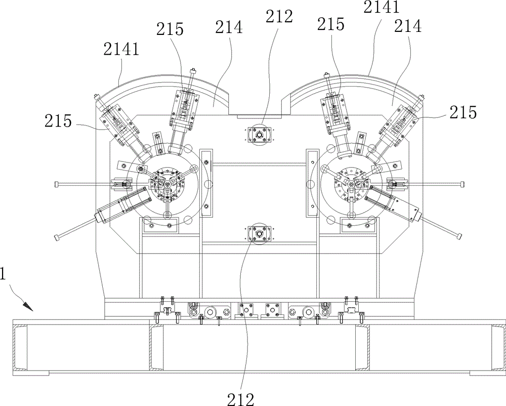 Tool for assembling and welding cylinder body