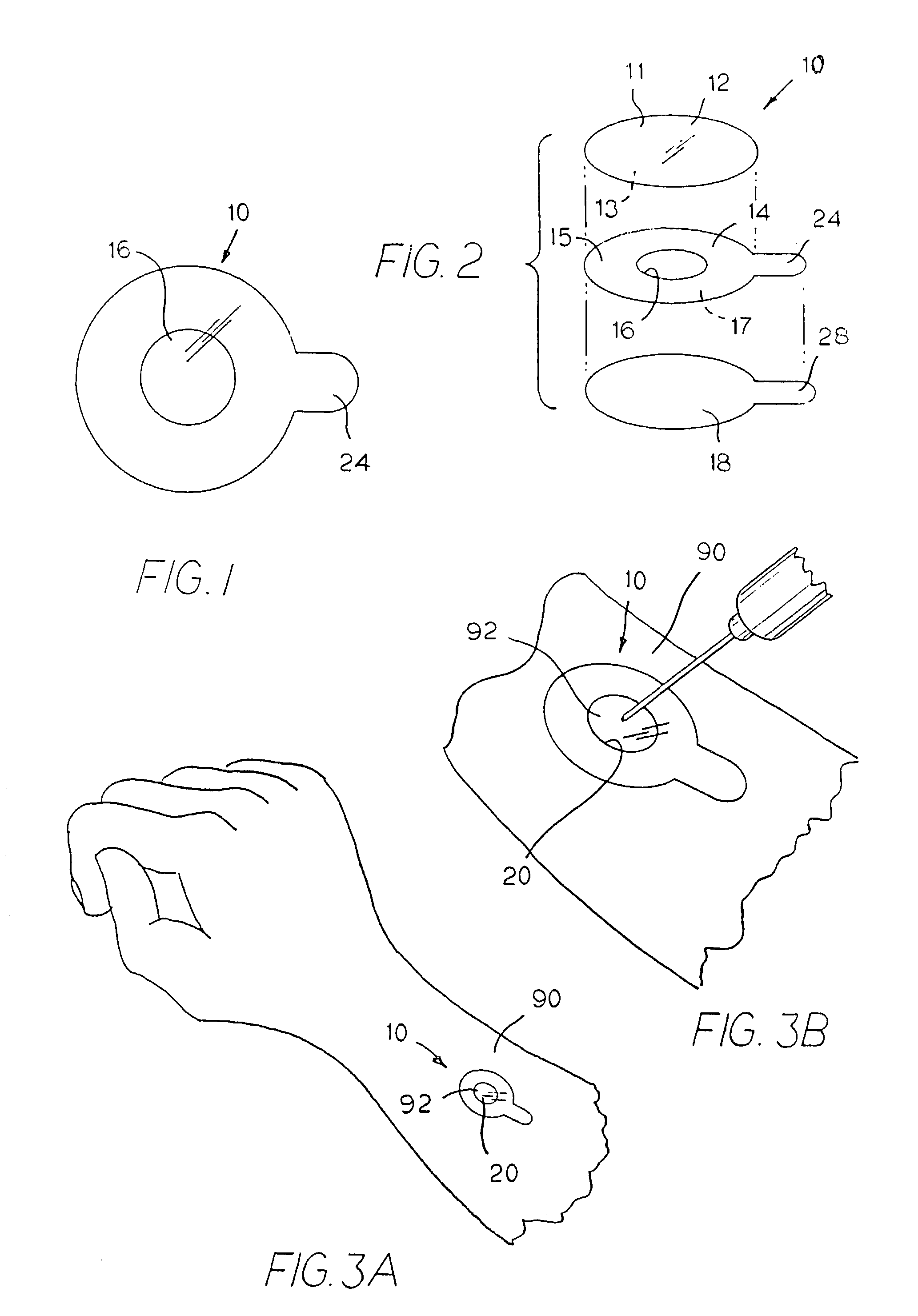 Puncture site patch