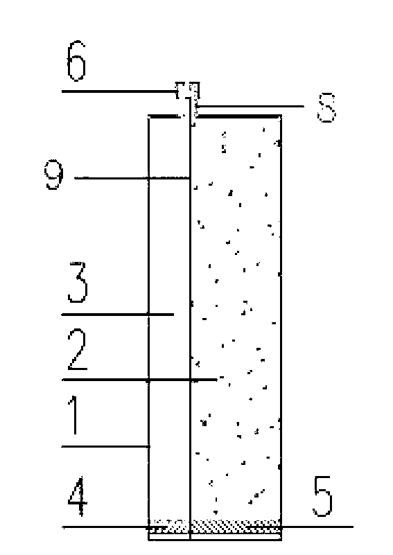 Weather-proof injection-type bar-planting adhesive tube based on acrylic epoxy resin as well as preparation method and use method thereof