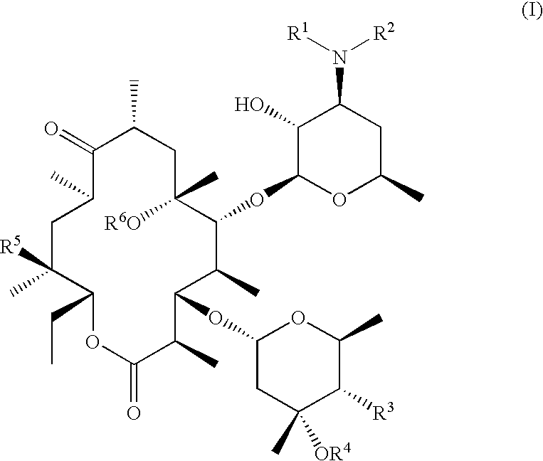 N-desmethyl-N-substituted-11-deoxyerythromycin compounds