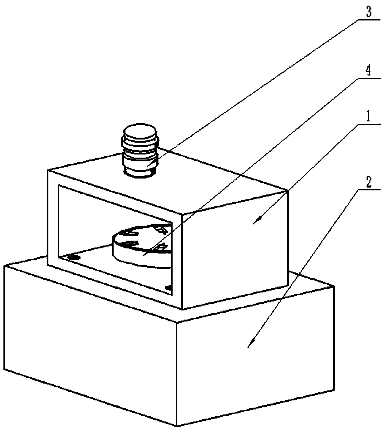 An automatic lithium battery cell tablet pressing device and tablet pressing method thereof