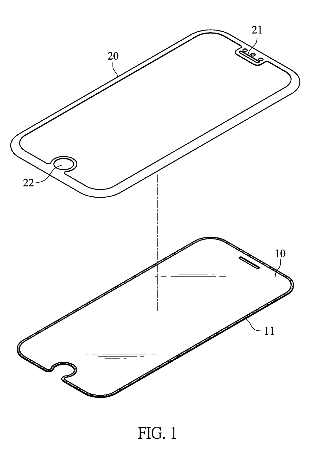 Curved screen protector