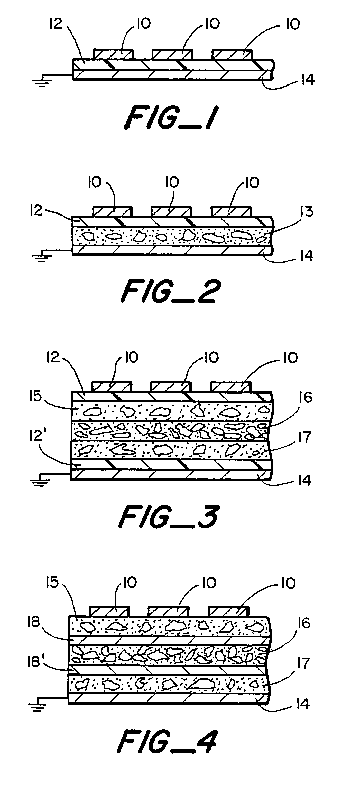Single and multi layer variable voltage protection devices and method of making same