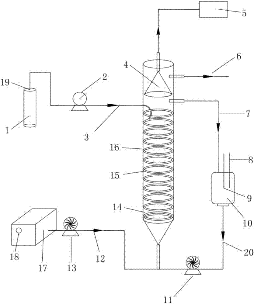 Device and method for promoting nitrosation-anaerobic ammonia oxidation granulation through UMABR reactor