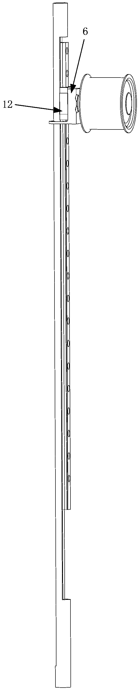 Tension stabilizing device of winding machine