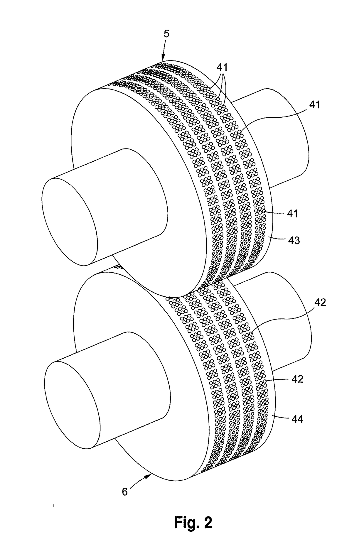 Method for production of a female embossing tool, a female embossing tool, and an embossing module equipped therewith