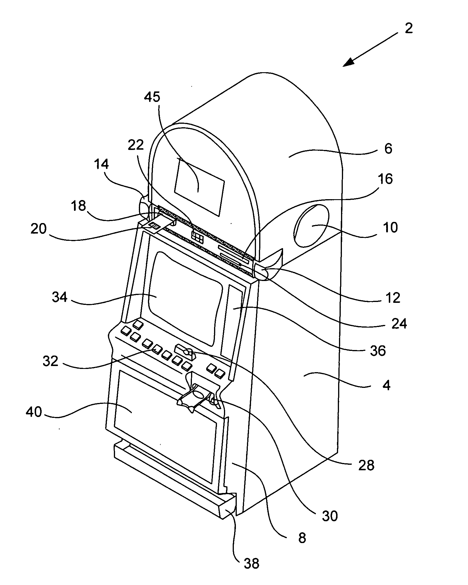 Shock prevention device and system for display