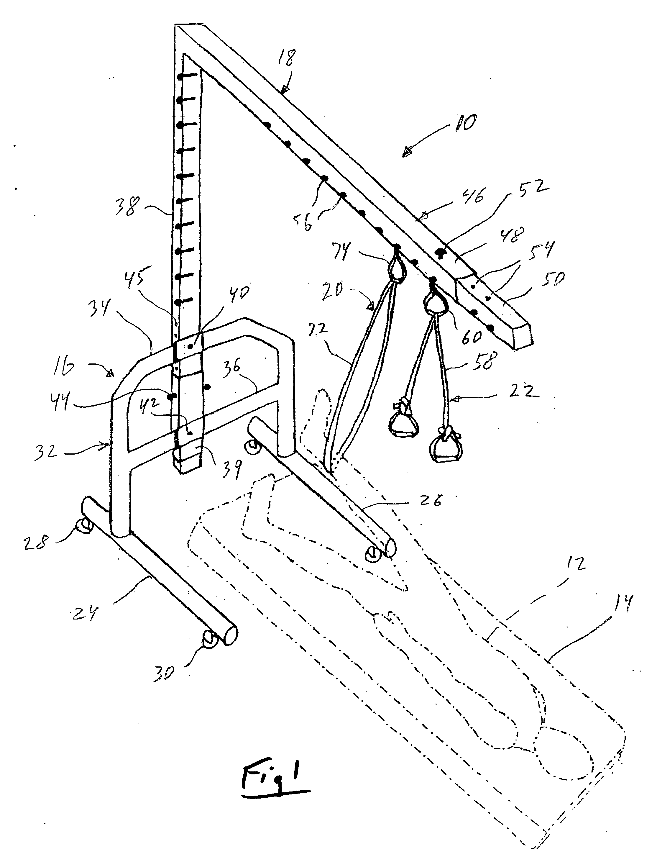 Self-exercise device for limited mobility patients and method of exercise