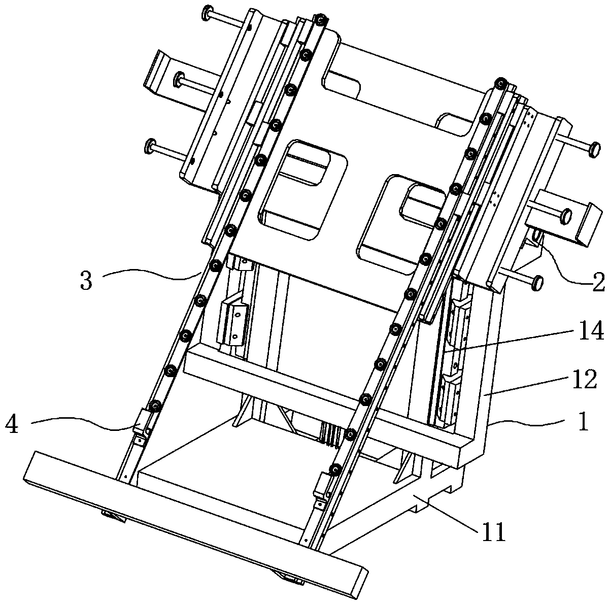 A method for loading and unloading a large liquid crystal panel