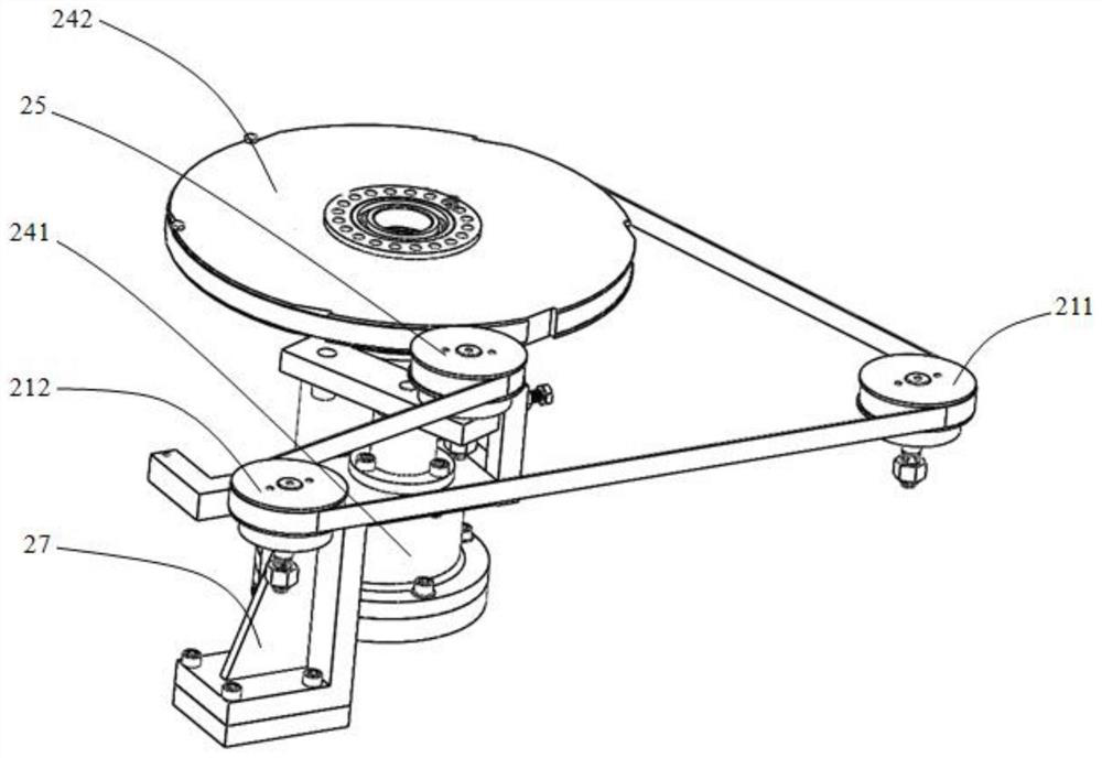 A special grinding device for cleaning cast iron parts