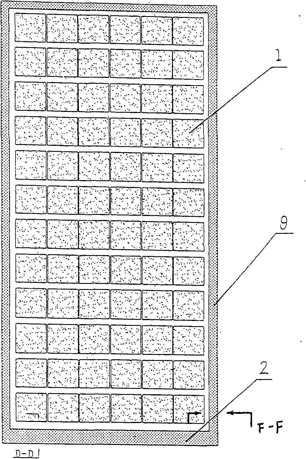 High-flatness integrative solar power generation integral roof and installation method thereof