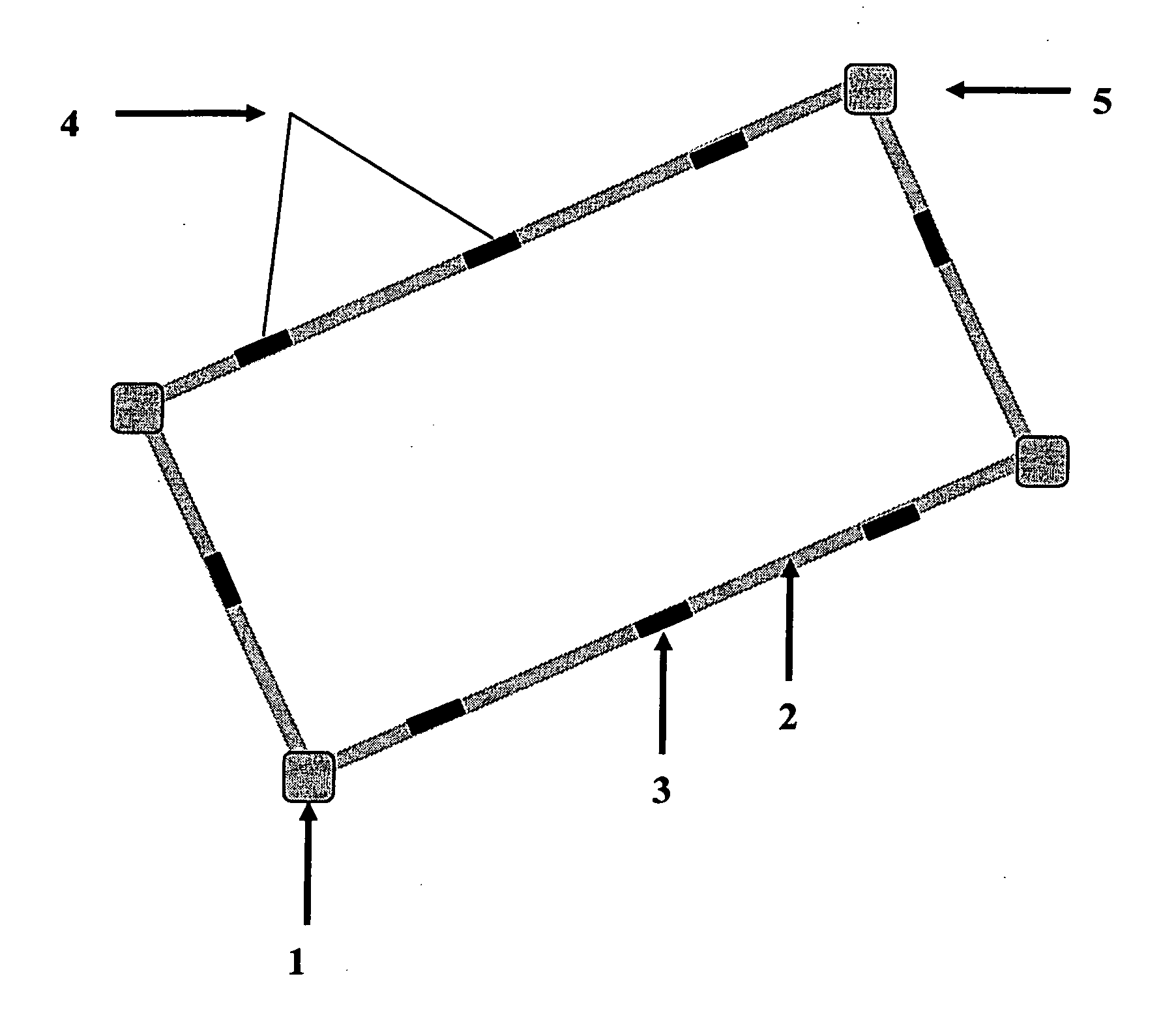 Portable adjustable boundary lines