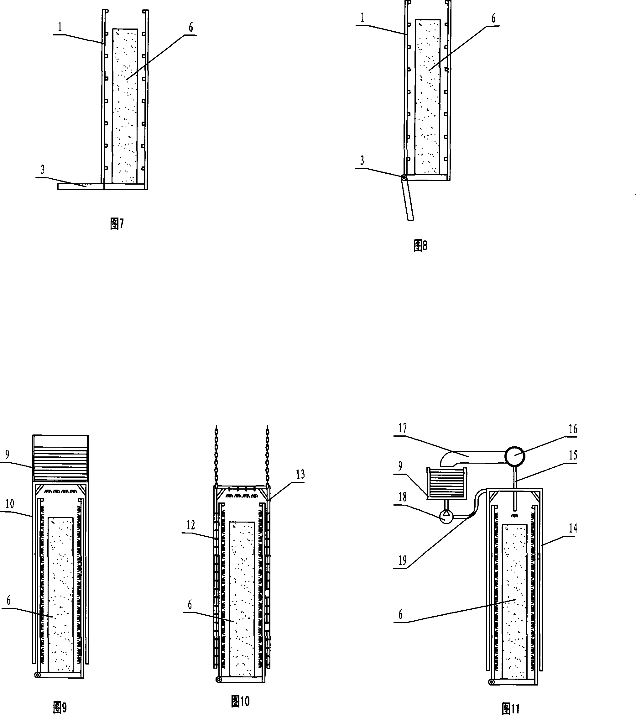 Upright coke-oven transition purification receiving and extinguishing technique and equipment