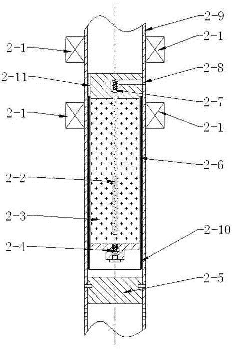 Storage type precision quantitative oil and gas well downhole working agent injection system and injection method