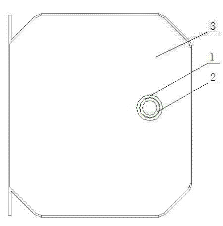 Hook-and-loop fastener combination cabinet door leaf plastic pull ring