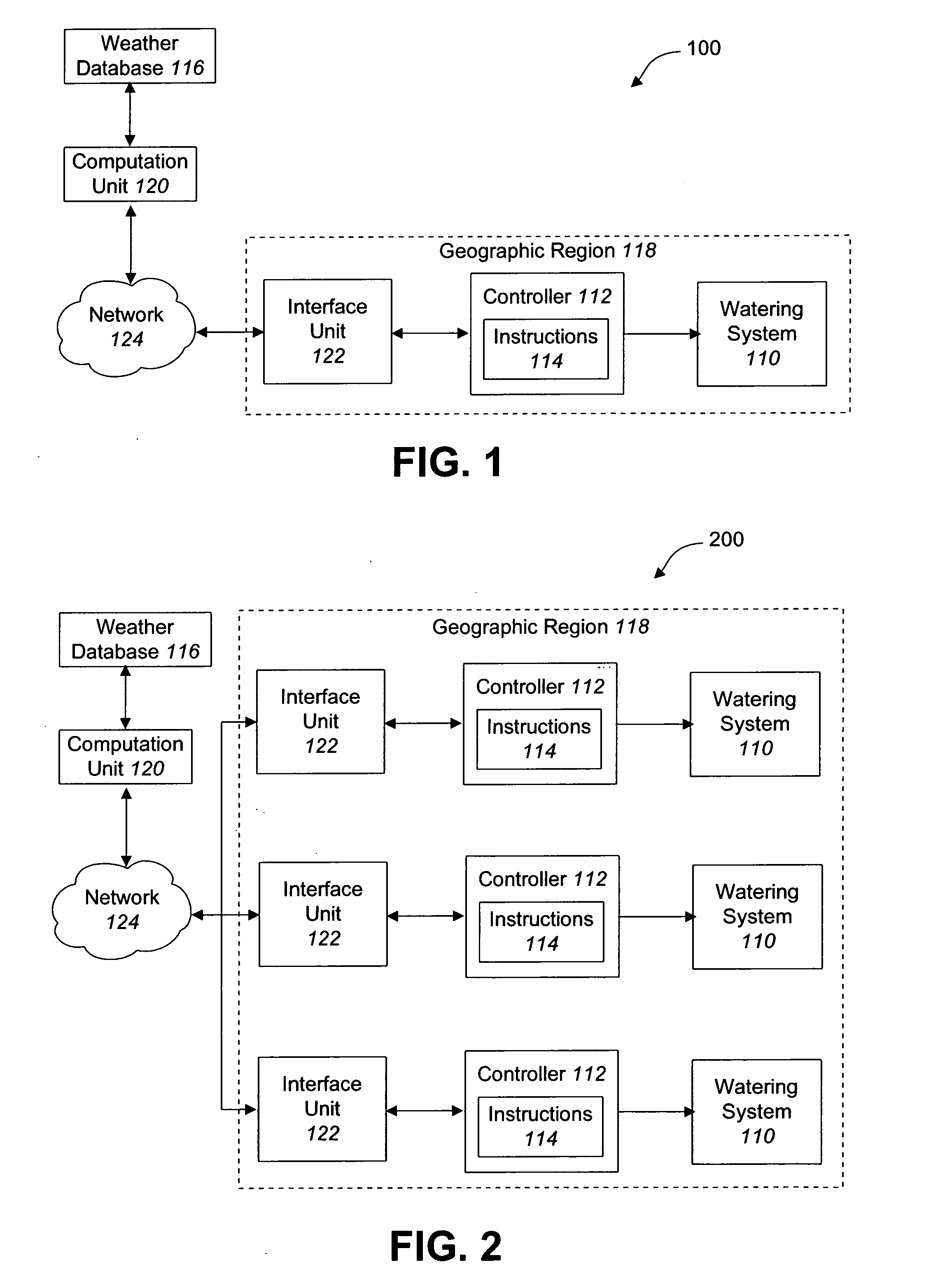 Systems and methods for optimizing the efficiency of a watering system through use of a radio data system
