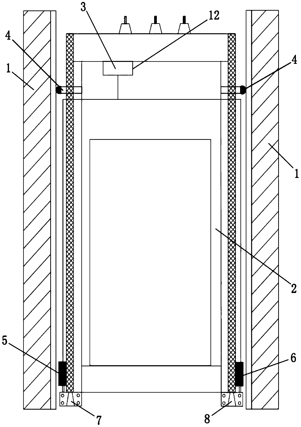 Elevator overspeed emergency brake stop protection system