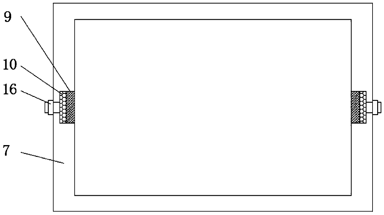 Material quantification device for hollow brick production