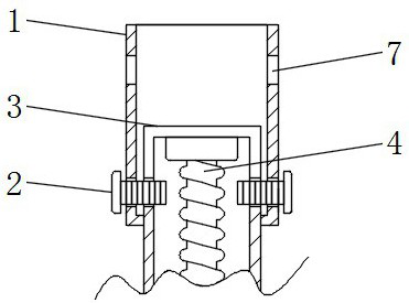 Upright post module of fabricated building