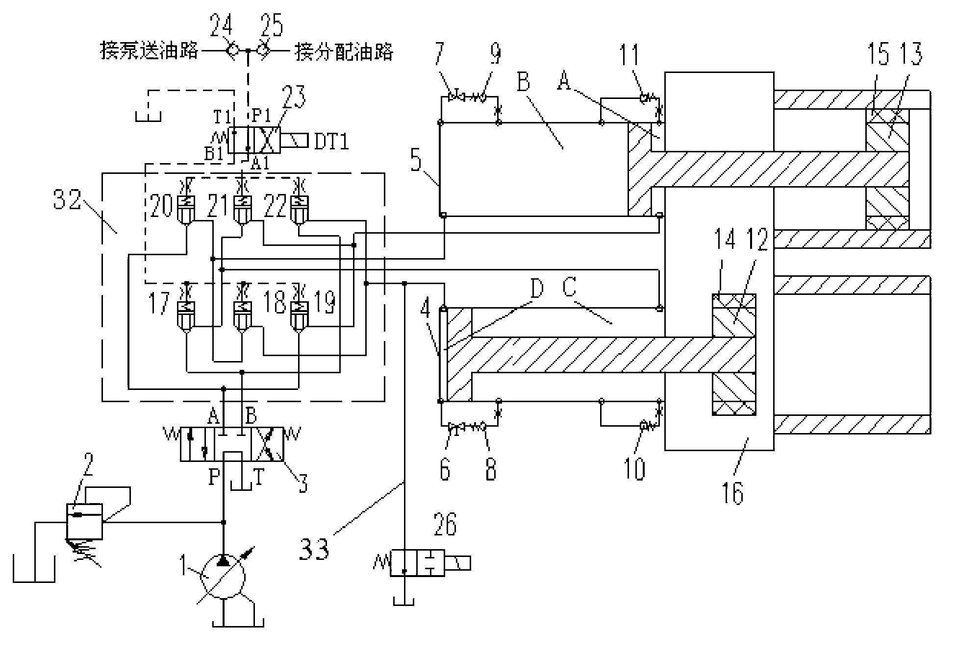 Jumping-prevention machine halt method of double-cylinder pumping system, double-cylinder pumping system and pumping equipment