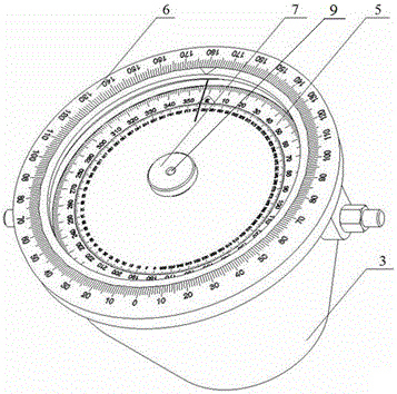Concentricity calibrating device and method for assembling of azimuth compass repeater