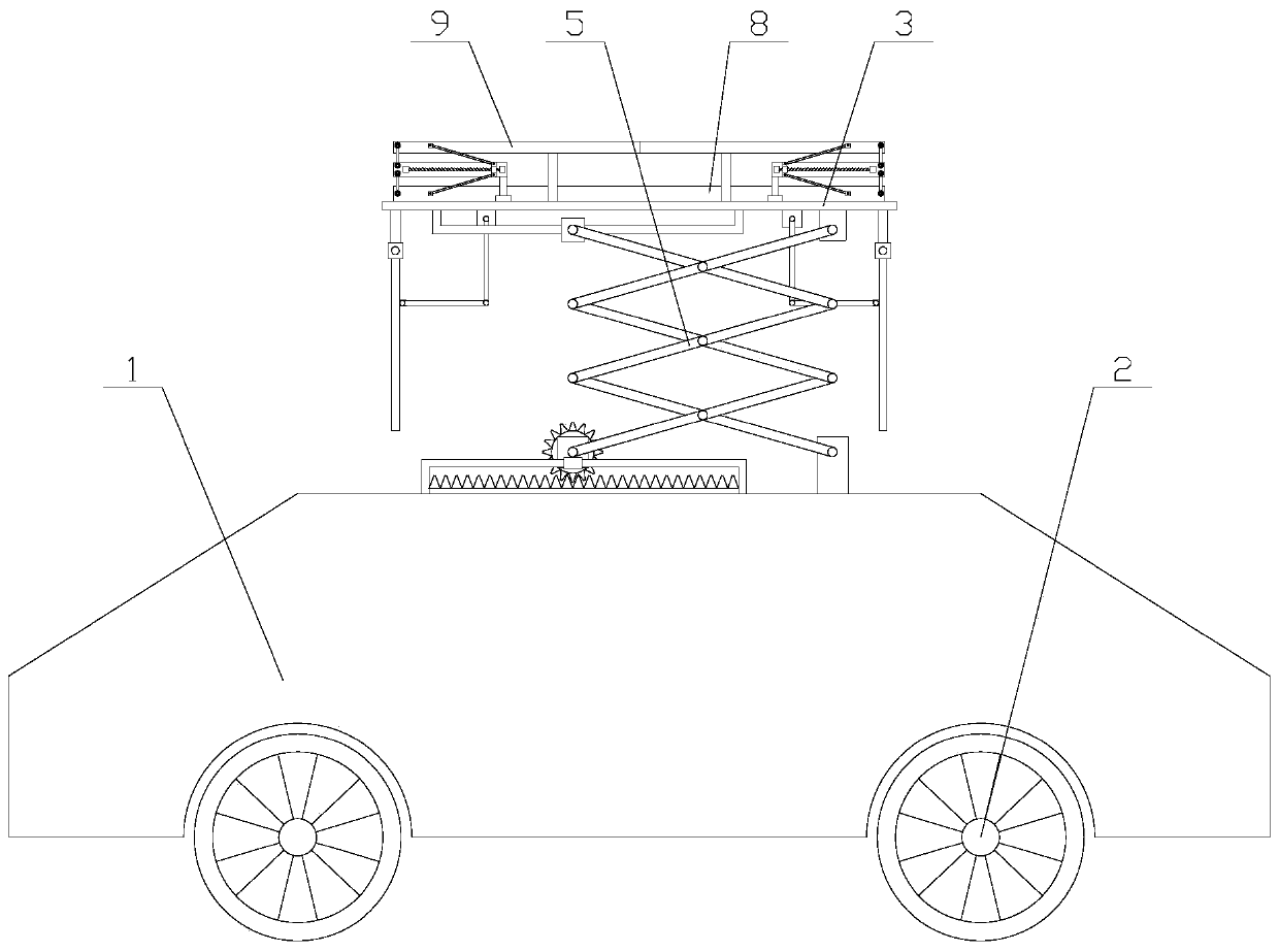 Dust-proof solar car with high power generation capacity