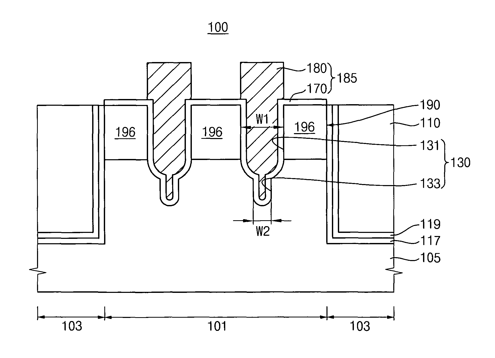 Recessed transistor and method of manufacturing the same