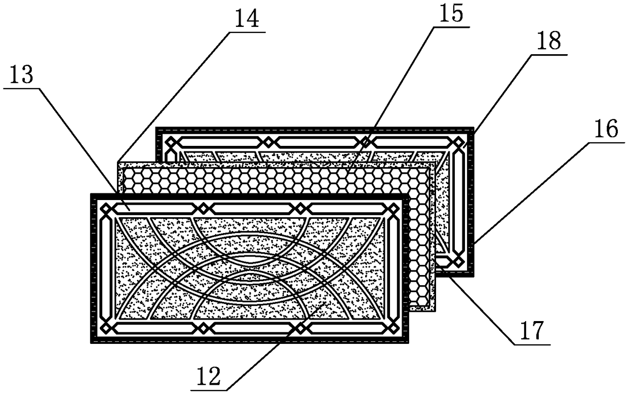 Warm-keeping air-permeable chemical fiber blanket and forming process thereof