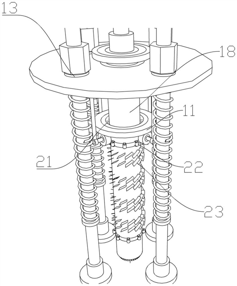 Wall structure detection device for old community reconstruction planning