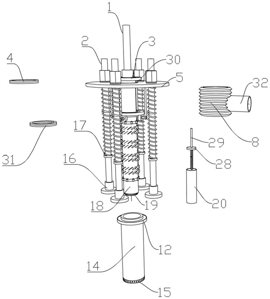 Wall structure detection device for old community reconstruction planning