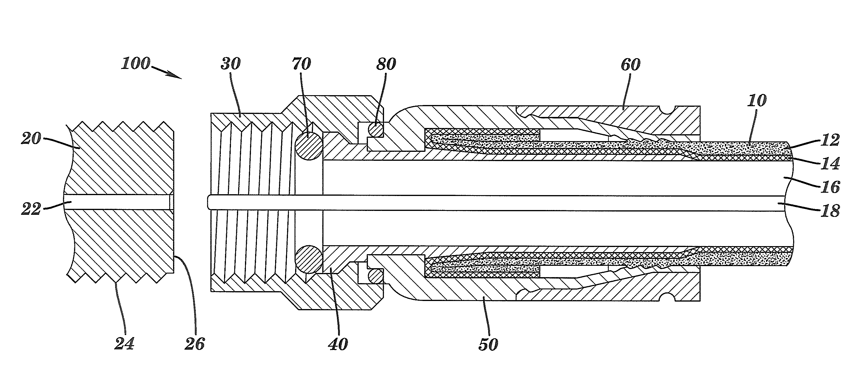 Connector having conductive member and method of use thereof