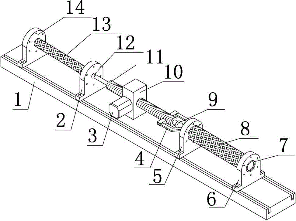 Three-dimensional annular braided composite material tube and mandrel separation system and method thereof