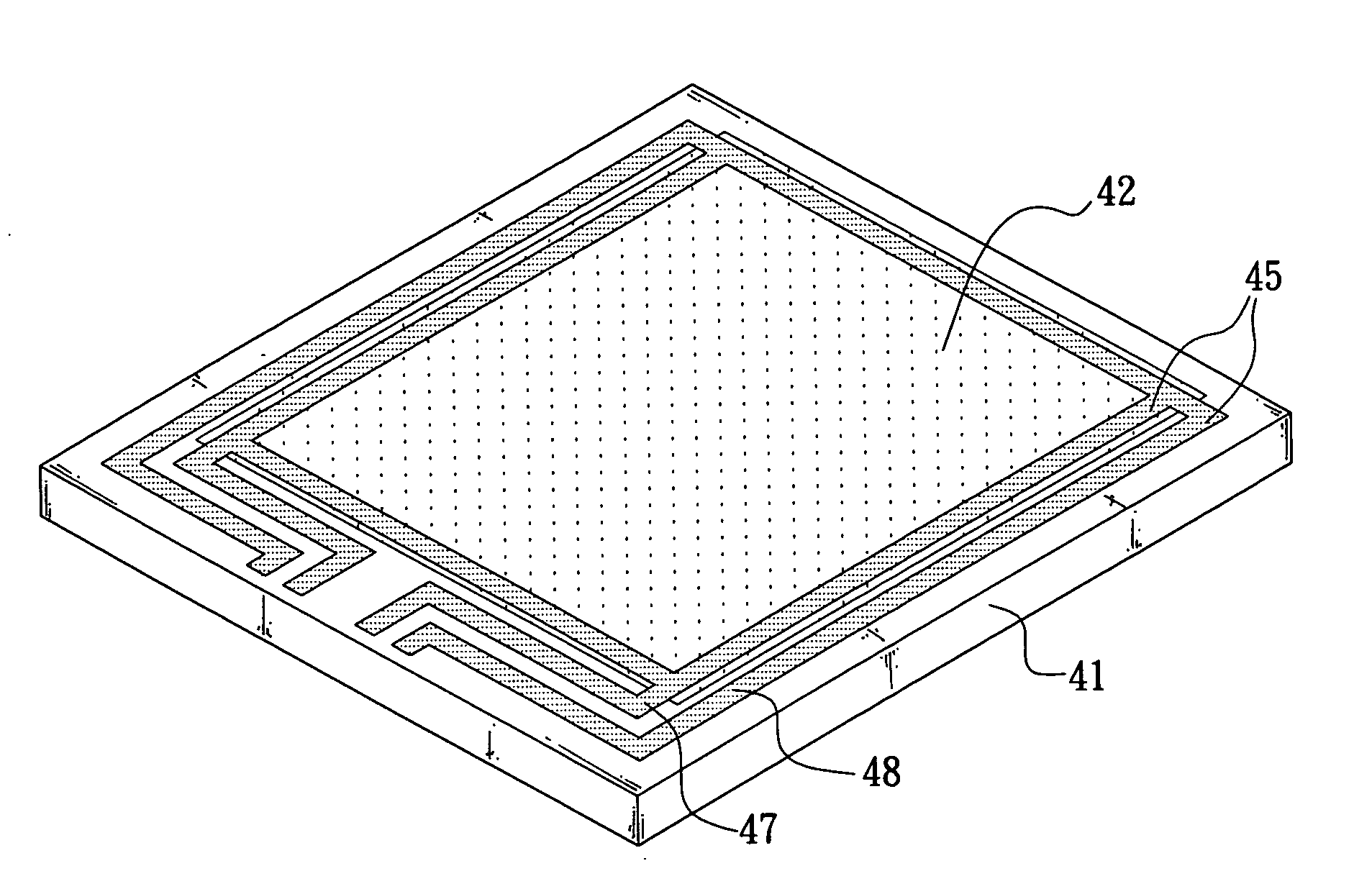 Method of manufacturing circuit layout on touch panel by utilizing metal plating technology