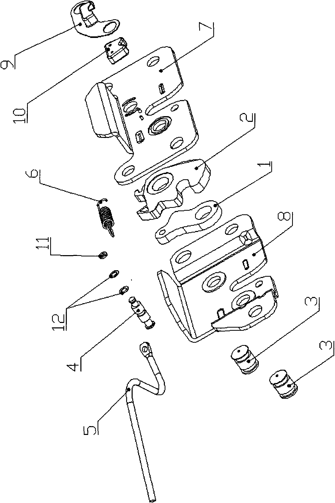 Modularized seat backrest latch