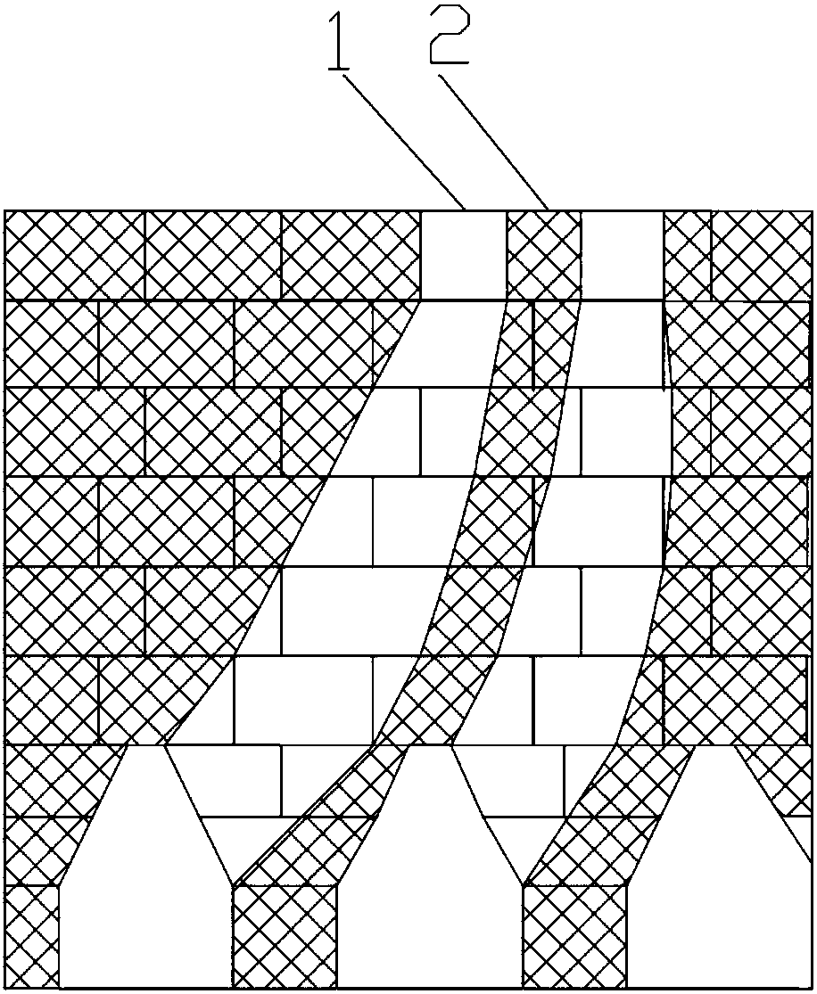 Maintenance method of chute port of coking furnace