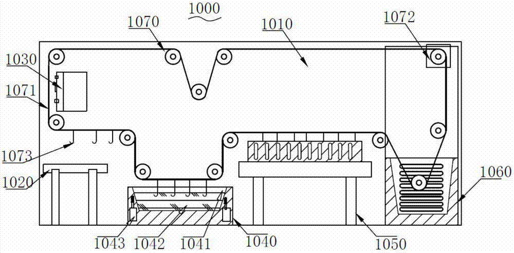 Glasses frame processing system and processing technology thereof