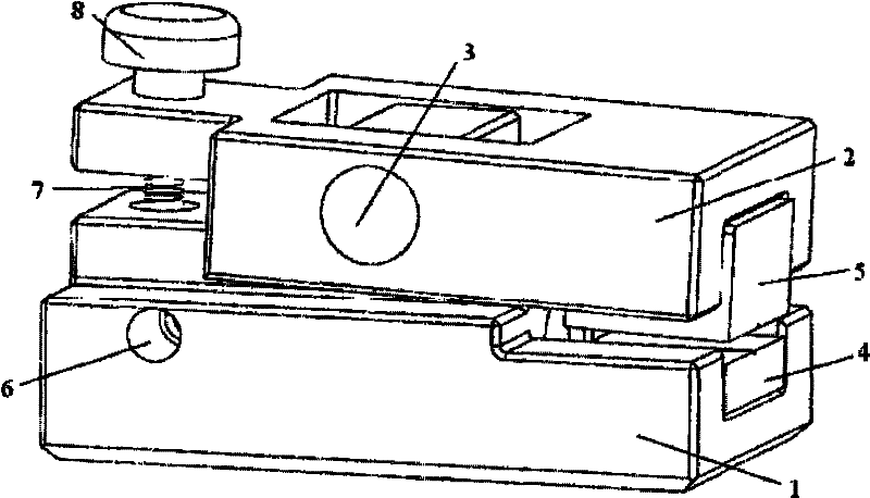 Optical fiber clamp