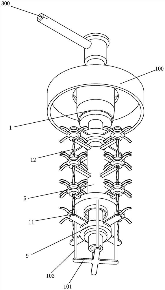 Aerosol valve with one-key stirring mechanism
