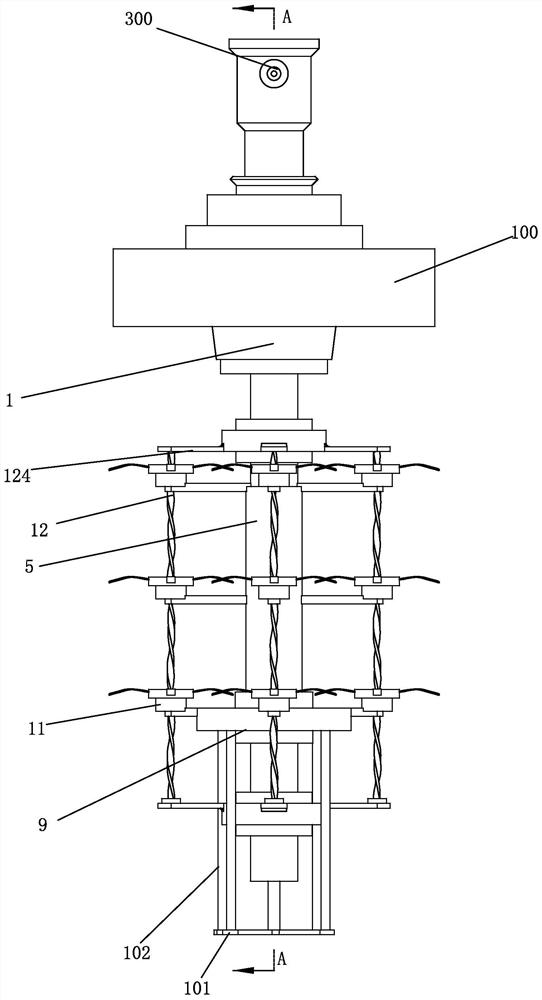 Aerosol valve with one-key stirring mechanism