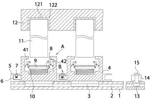 Breaking preventing device for toughened glasses in transporting