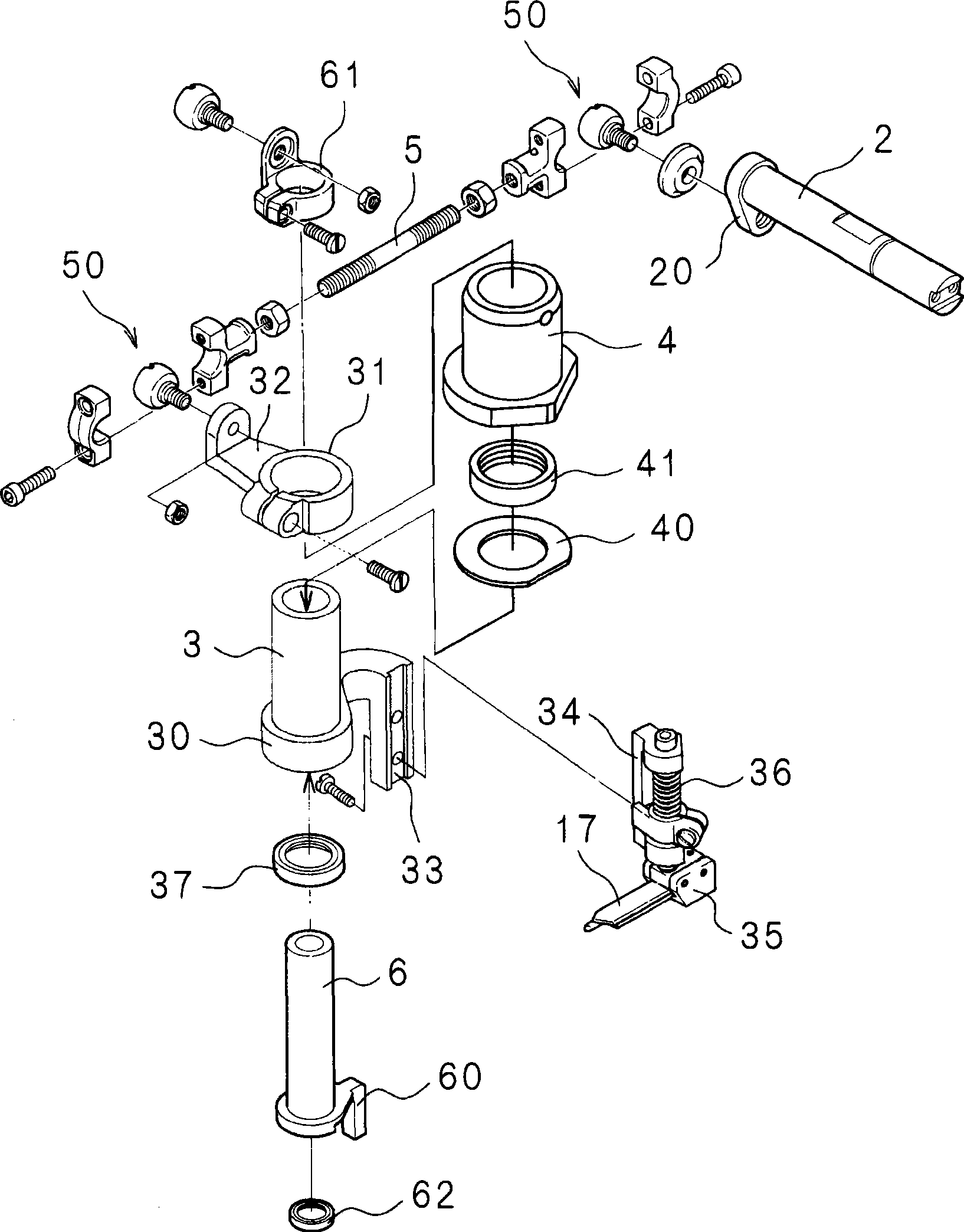 Driving device for cutter of sewing machine