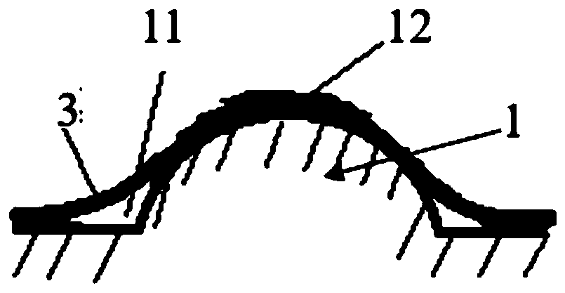 Method for covering substrate having concave-convex surface by using PVC film and application