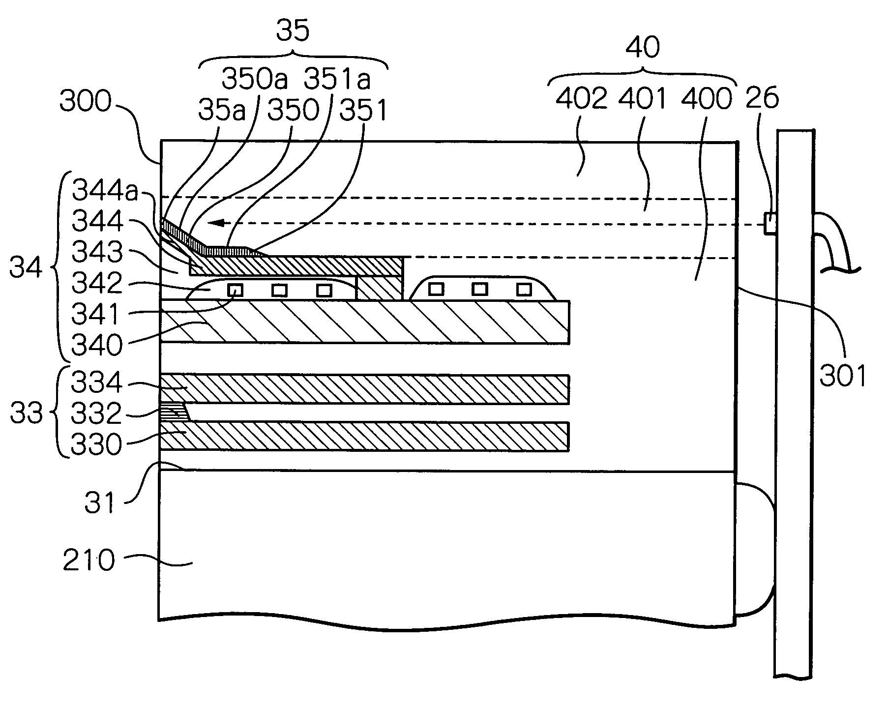 Thin-film magnetic head with near-field-light-generating layer