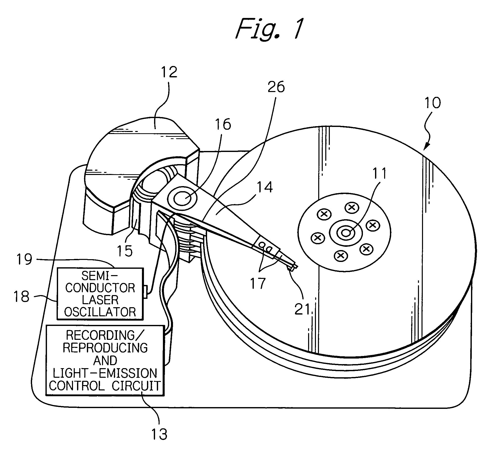 Thin-film magnetic head with near-field-light-generating layer