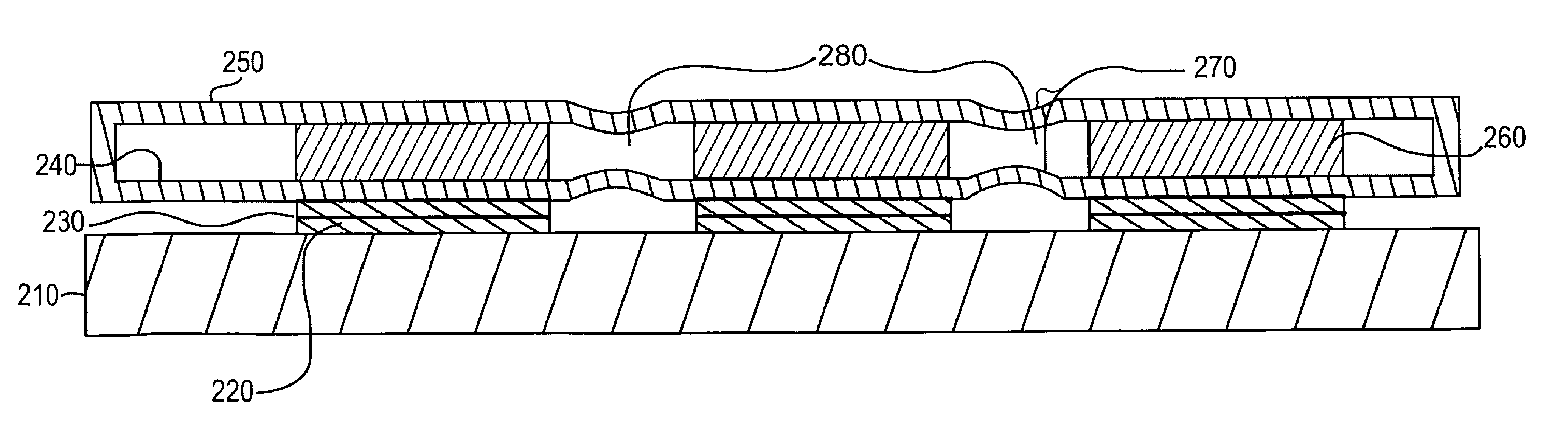 Flexible heat sink with lateral compliance