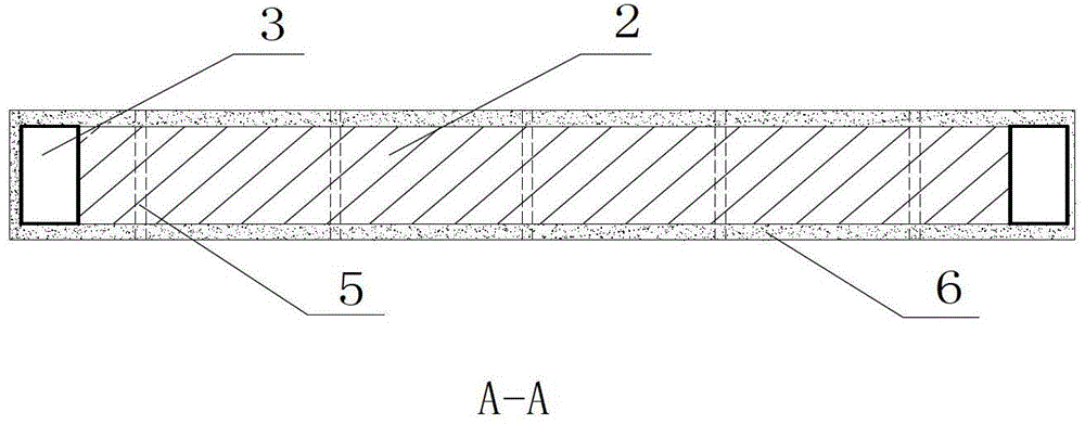 High-ductility fiber concrete combined brick masonry wall and method for constructing same