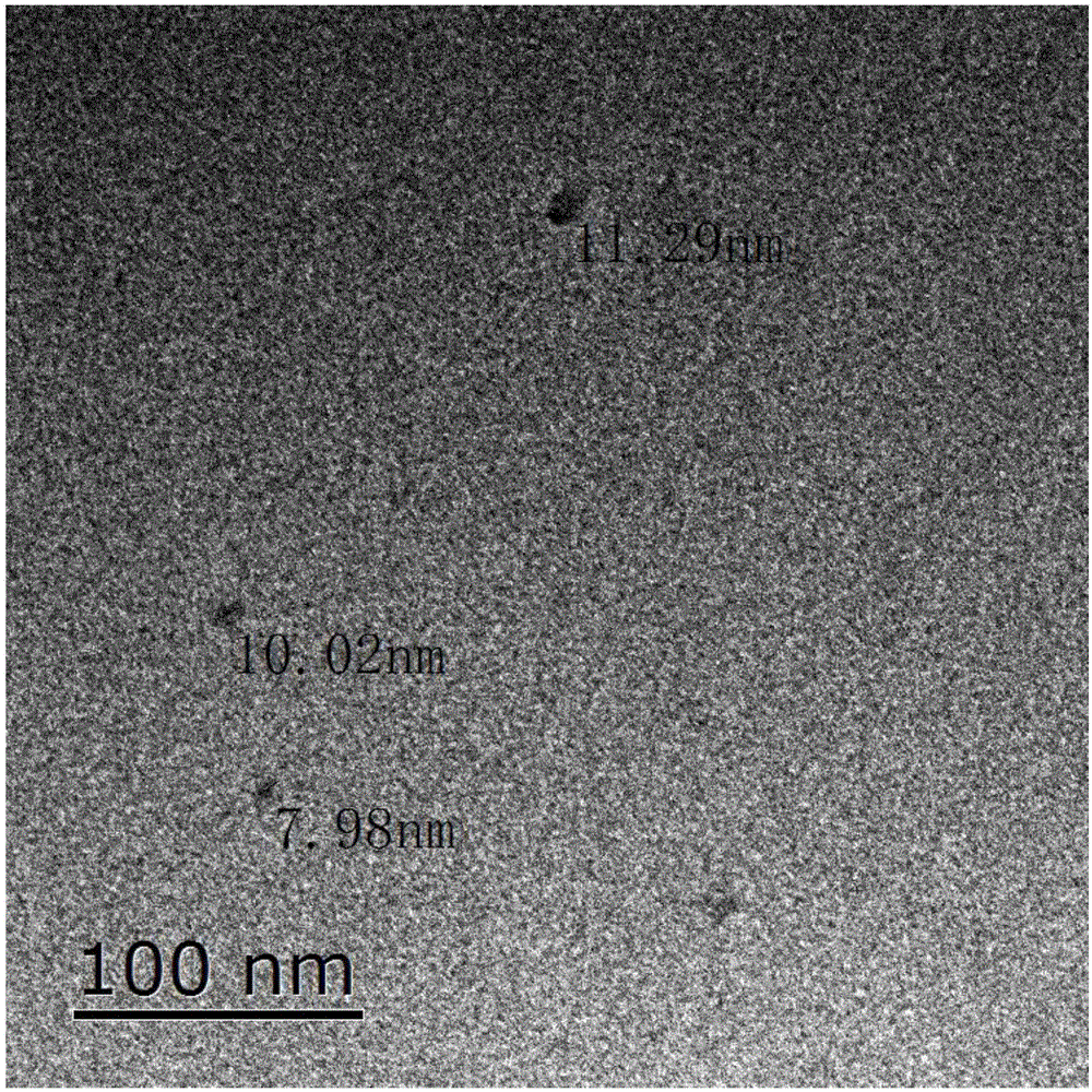 Graphene quantum dot/carbon nanotube/PEDOT:PSS composite film and preparation method thereof
