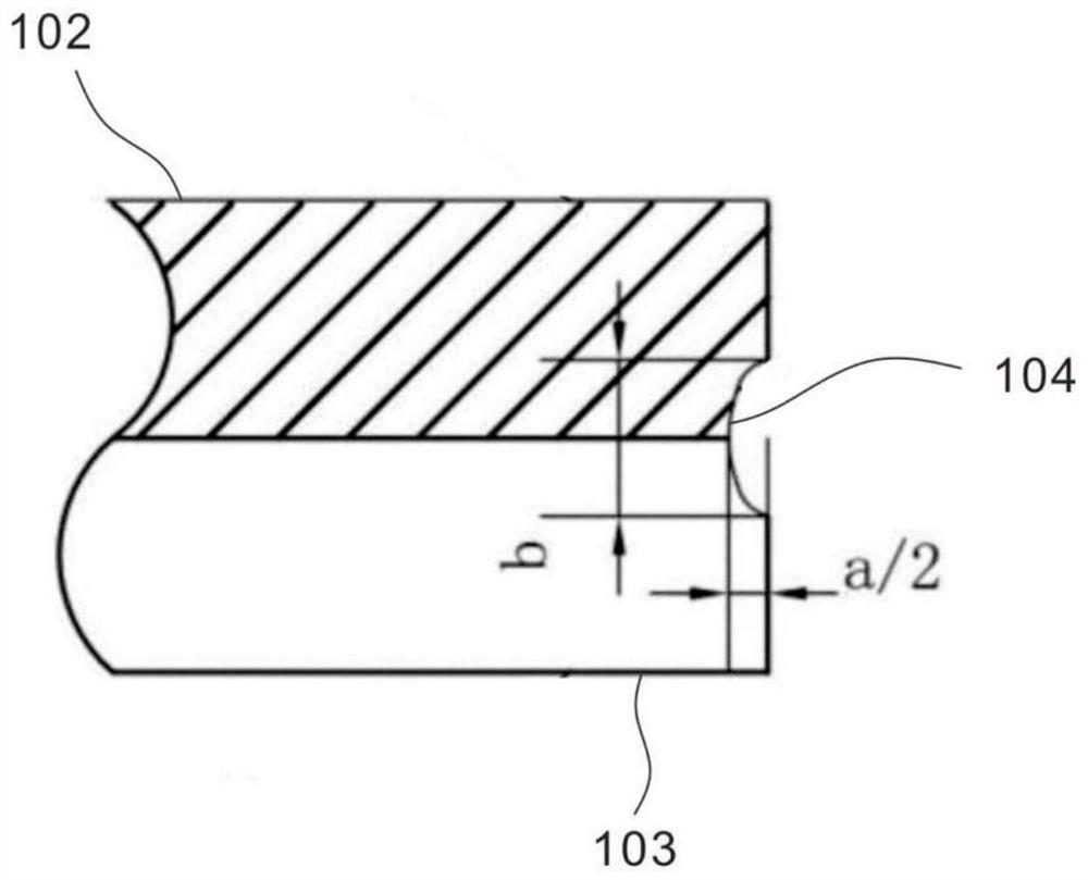 Titanium steel composite plate machining method based on transition layer control